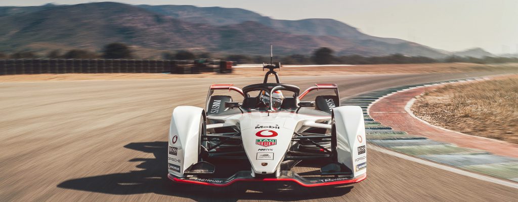 Porsche Formula E on track