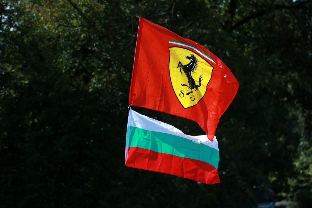 Ferrari flag at Italian GP in Monza