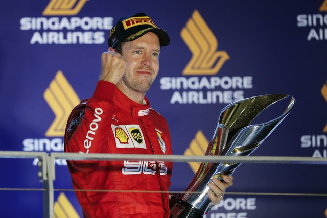 Vettel ended his long wait for a win