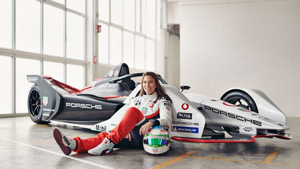 Simona De Silvestro for TAG Heuer Porsche Formula E Team