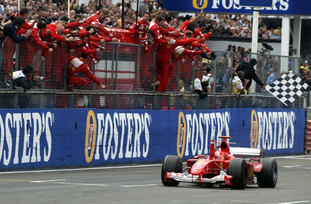 Michael Schumacher holds the record for most titles